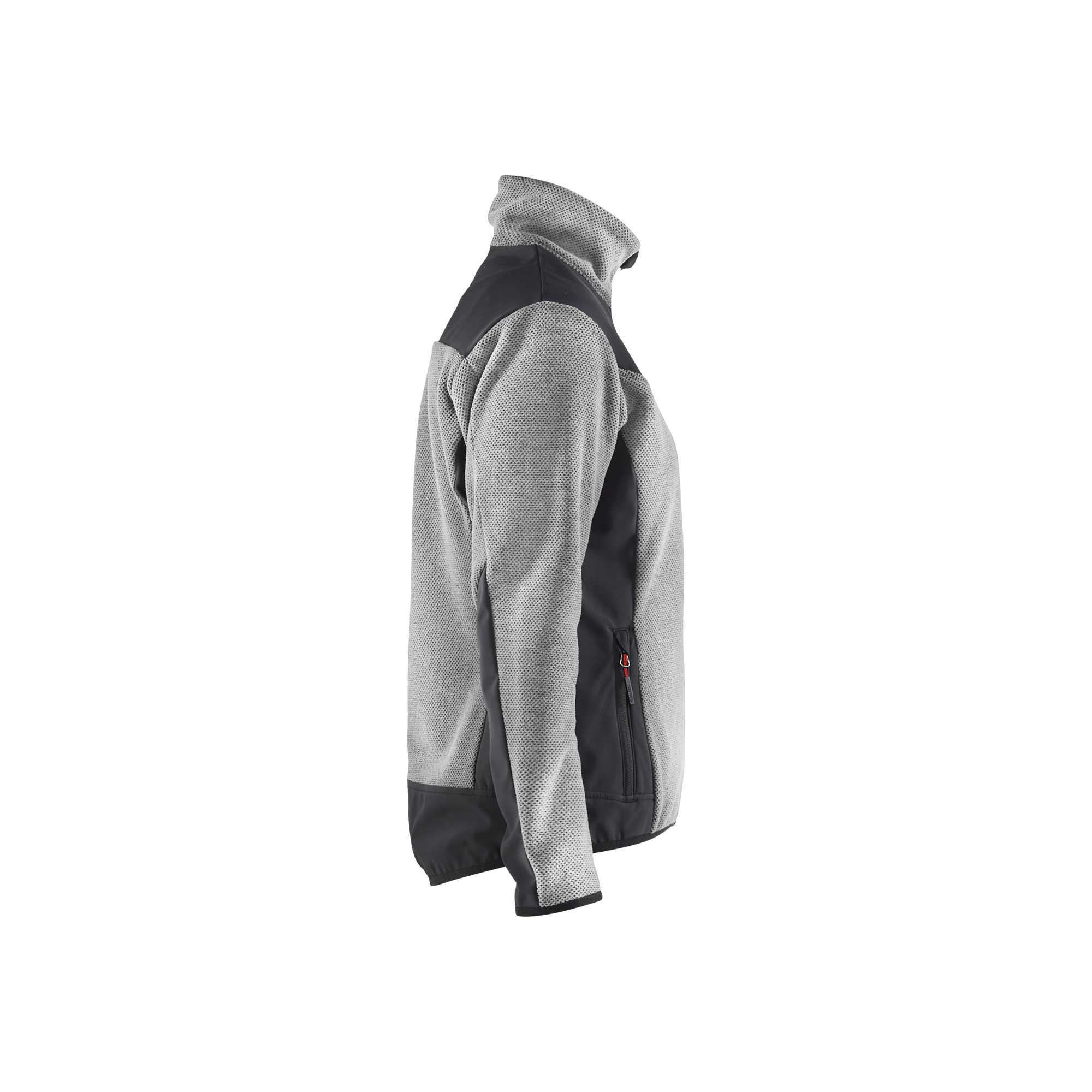 BLAKLADER 59432536 Women's Knitted Jacket with Softshell Work Jacket WOMEN - Stretch Fabric
